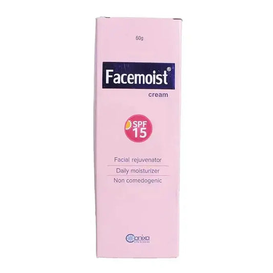 Facemoist Cream 60g | Lightweight Moisturizer for Oily & Acne-Prone Skin | Non-Greasy Daily Hydration - USA Wholesale Trade