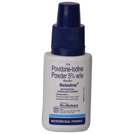 Betadine Antiseptic Powder 10g – Pack of 2 | Povidone Iodine 2.5% | Wound Healing & Infection Protection USA Wholesale Trade