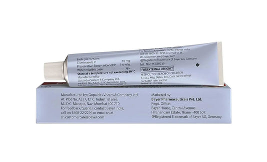 Medical tube packaging with text on a white background