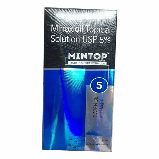 Mintop Forte 5% Minoxidil Topical Solution 60ml | Hair Regrowth Treatment for Men & Women - USA Wholesale Trade