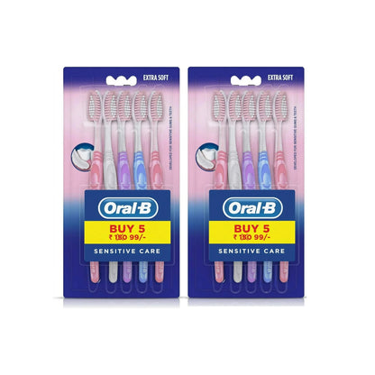 Oral-B Sensitive & Gums, Value Pack 5 ct., Extra Soft, Pack of 2