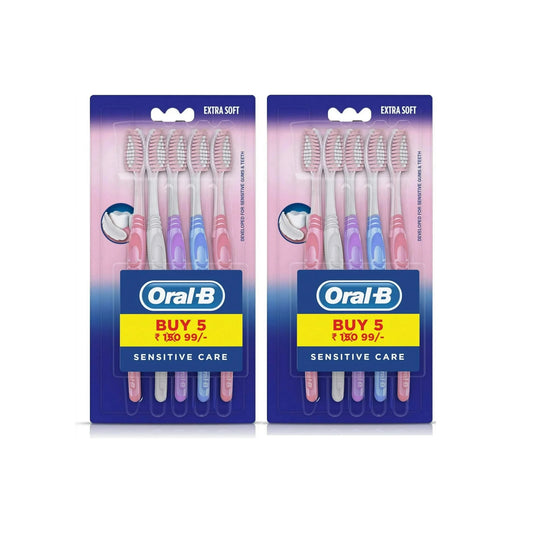 Oral-B Sensitive & Gums, Value Pack 5 ct., Extra Soft, Pack of 2