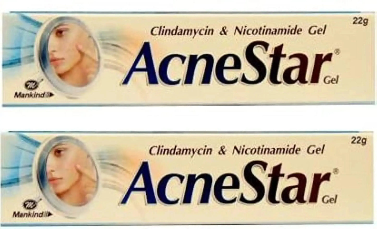 Acnestar Gel for Acne & Pimples (Pack of 2 x 22gm) | Anti-Bacterial & Anti-Inflammatory Gel for Clear, Oil-Free Skin USA Wholesale Trade