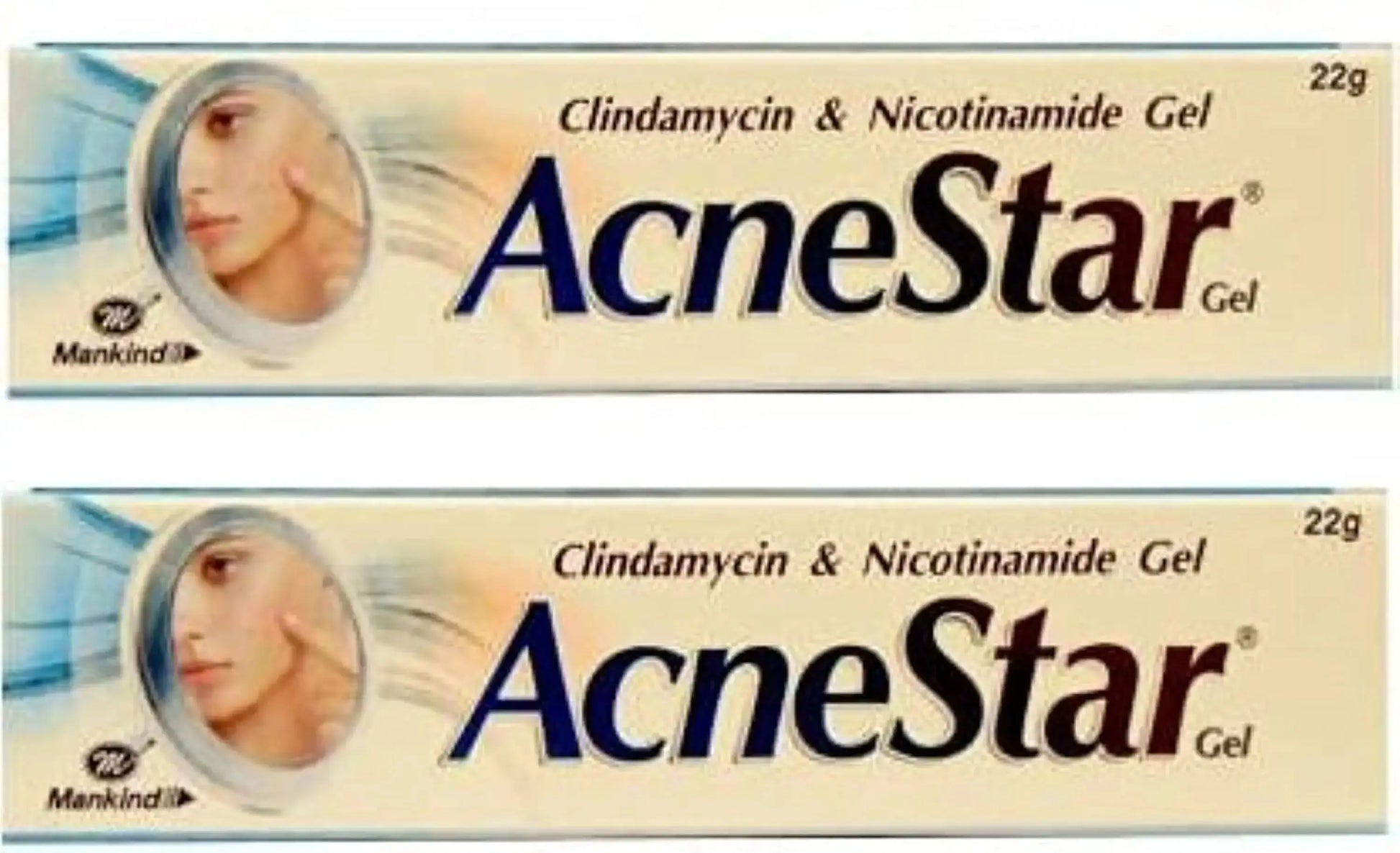 Acnestar Gel for Acne & Pimples (Pack of 2 x 22gm) | Anti-Bacterial & Anti-Inflammatory Gel for Clear, Oil-Free Skin USA Wholesale Trade