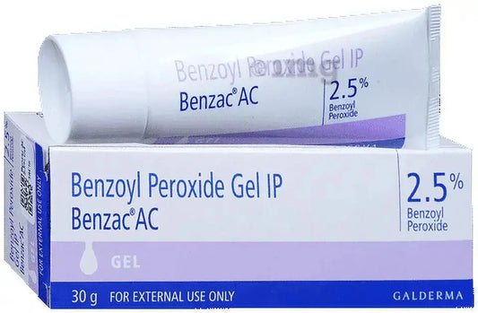 Benzac AC 2.5% Gel – 30g | Benzoyl Peroxide Acne Treatment Gel | Kills Acne-Causing Bacteria & Clears Pimples USA Wholesale Trade