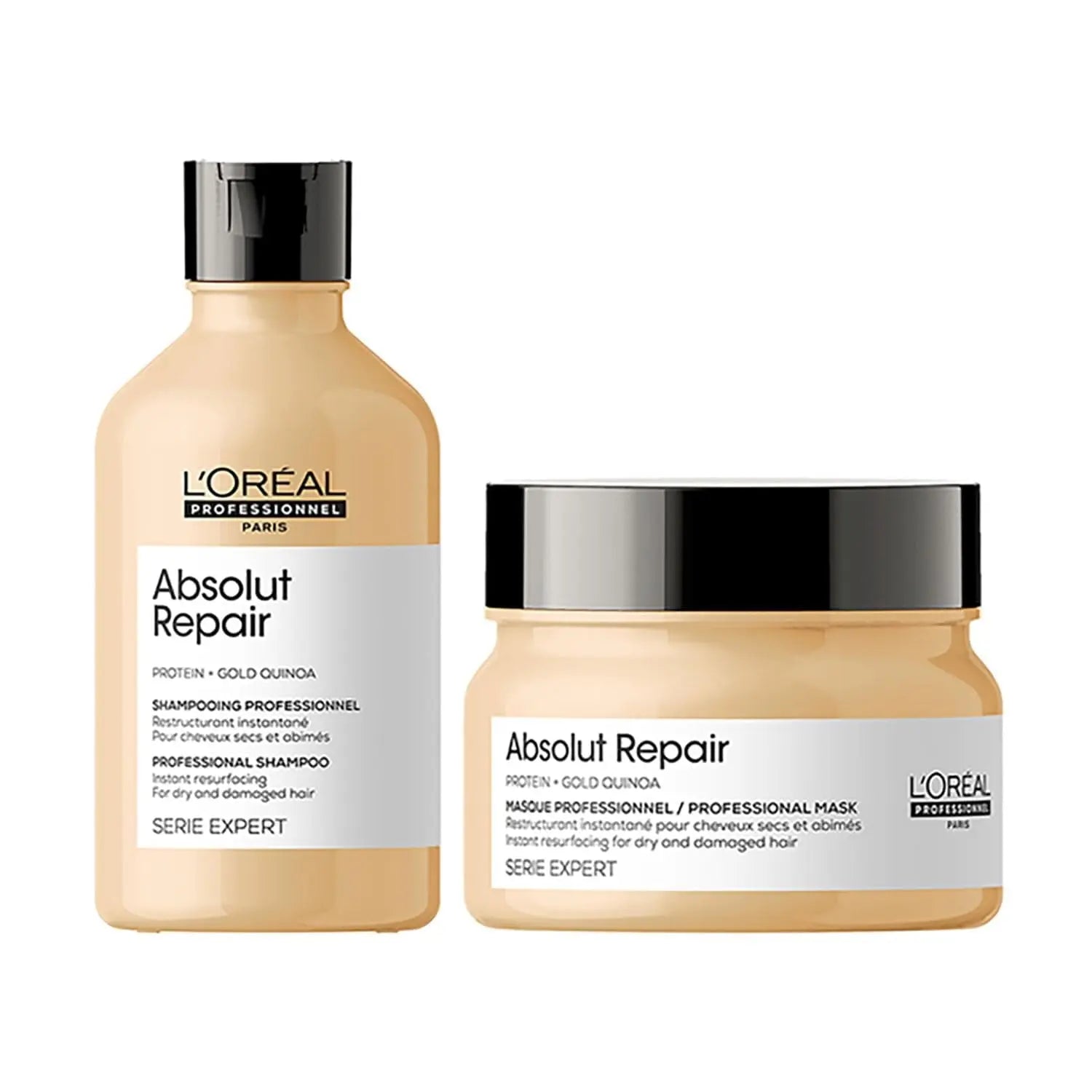 L’Oréal Professionnel Absolut Repair shampoo 300ml and hair mask 250g combo

