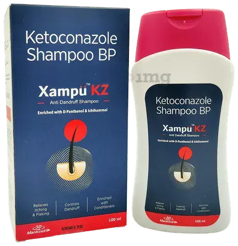 Xampu KZ Anti Dandruff Shampoo 100ml – Herbal Formula for Flake-Free, Healthy Scalp - USA Wholesale Trade