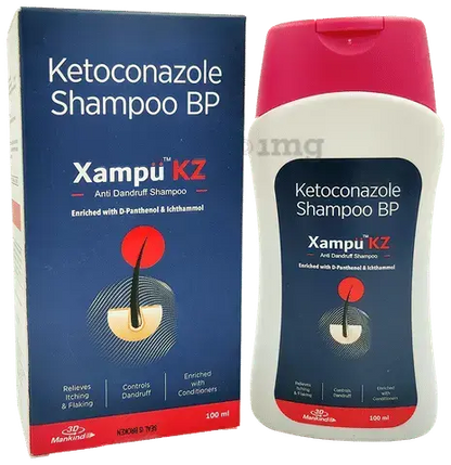 Xampu KZ Anti Dandruff Shampoo 100ml – Herbal Formula for Flake-Free, Healthy Scalp - USA Wholesale Trade