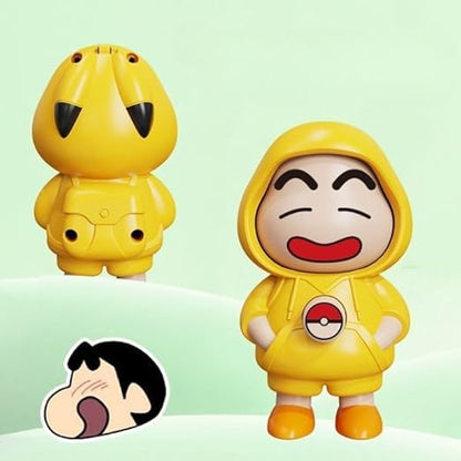 Shin-chan Creative Face Changing Keychain | Cartoon Bag Pendant & Desk Toy | MOQ 100 pcs – $1.50 Each