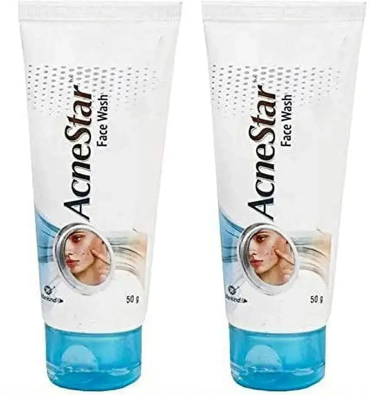 Acnestar Mankind Unisex Face Wash – 50g (Pack of 2) | Oil Control & Anti-Acne Cleanser for Oily & Acne-Prone Skin USA Wholesale Trade