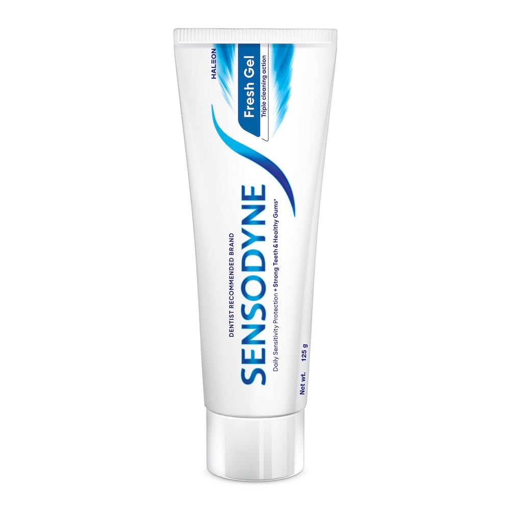 Sensodyne Fresh Gel Toothpaste Pack of 2 | 250g | Sensitivity Relief & Fresh Breath