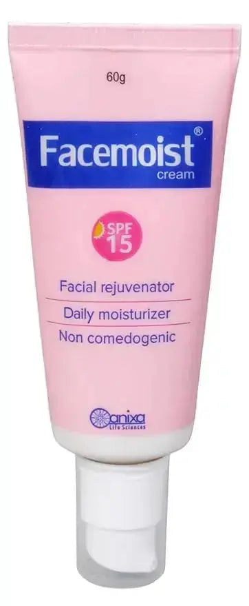 Facemoist Cream 60g | Lightweight Moisturizer for Oily & Acne-Prone Skin | Non-Greasy Daily Hydration - USA Wholesale Trade