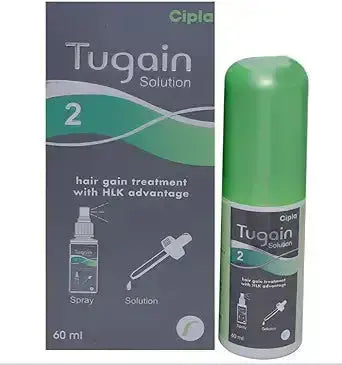 Tugain 2% Minoxidil Solution 60ml – Gentle Hair Regrowth Treatment for Thinning Hair - USA Wholesale Trade
