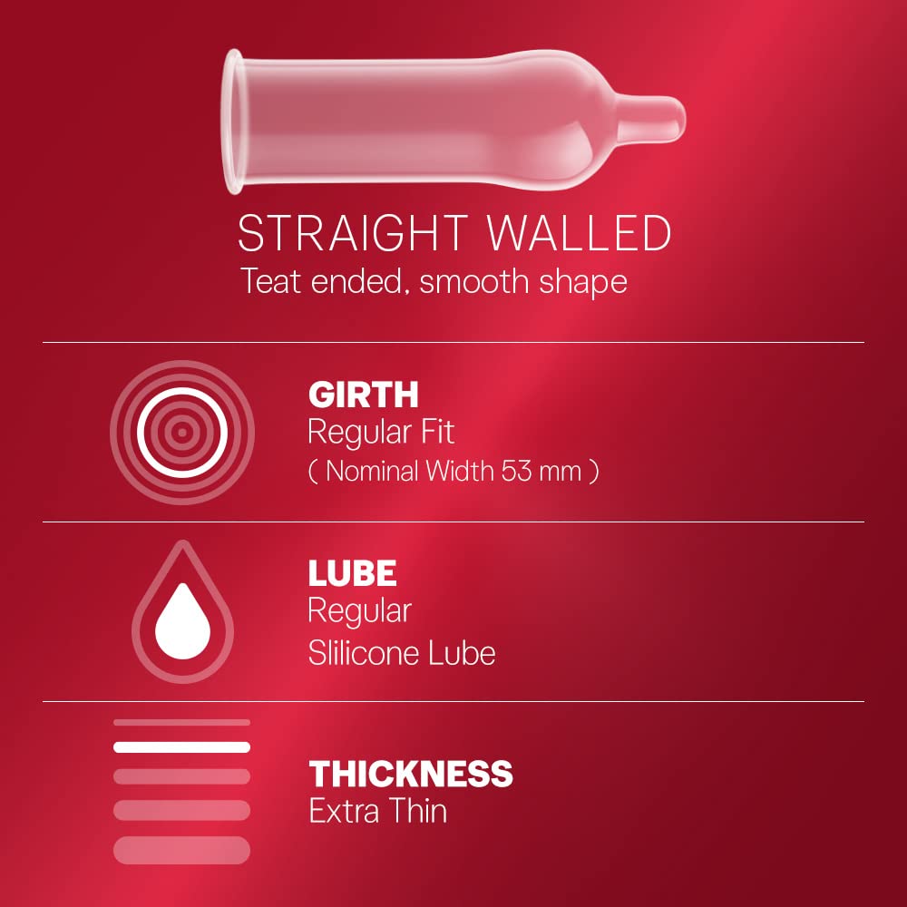 Durex Condoms, Extra Thin - 10 Count | Pack of 1