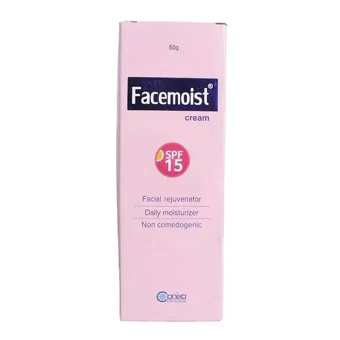 Facemoist Cream 60g | Lightweight Moisturizer for Oily & Acne-Prone Skin | Non-Greasy Daily Hydration - USA Wholesale Trade