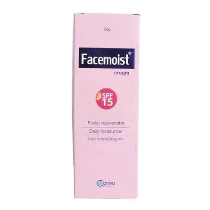 Facemoist Cream 60g | Lightweight Moisturizer for Oily & Acne-Prone Skin | Non-Greasy Daily Hydration - USA Wholesale Trade