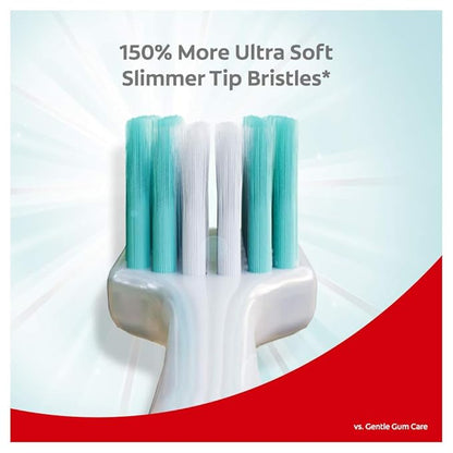 Colgate Gentle Enamel Ultra Soft Toothbrush for Adults – 4 Pack (Buy 2 Get 2 Free) | Soft Bristles for Enamel & Gum Care