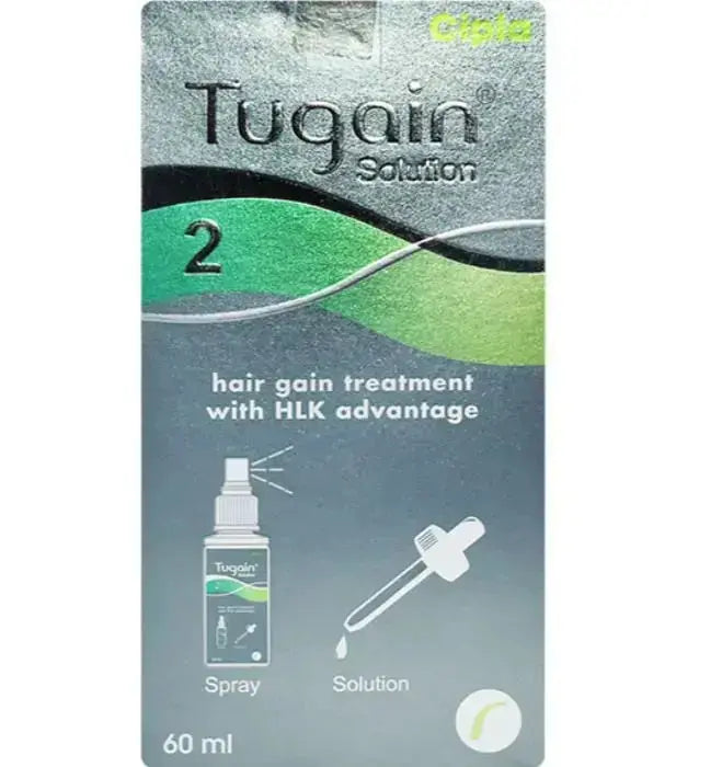 Tugain 2% Minoxidil Solution 60ml – Gentle Hair Regrowth Treatment for Thinning Hair - USA Wholesale Trade