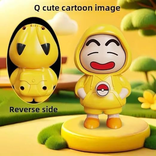 Shin-chan Creative Face Changing Keychain | Cartoon Bag Pendant & Desk Toy | MOQ 100 pcs – $1.50 Each