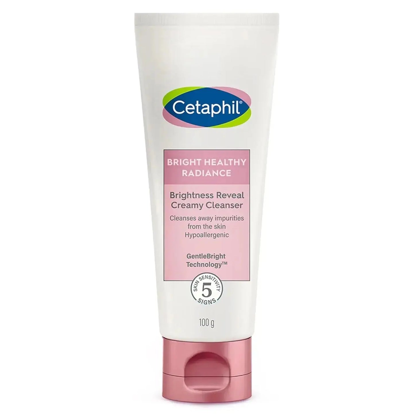 Cetaphil Brightness Reveal Creamy Cleanser 100ml (Pack of 2) | Gentle Skin Brightening Face Wash with Niacinamide & White Sea Daffodil USA Wholesale Trade