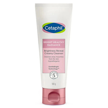 Cetaphil Brightness Reveal Creamy Cleanser 100ml (Pack of 2) | Gentle Skin Brightening Face Wash with Niacinamide & White Sea Daffodil USA Wholesale Trade