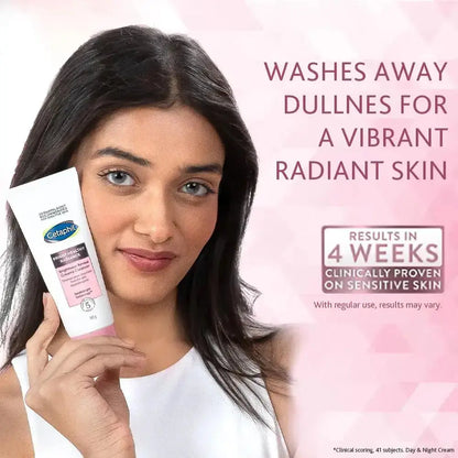 Cetaphil Brightness Reveal Creamy Cleanser 100ml (Pack of 2) | Gentle Skin Brightening Face Wash with Niacinamide & White Sea Daffodil USA Wholesale Trade