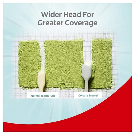 Colgate Gentle Enamel Ultra Soft Toothbrush for Adults – 4 Pack (Buy 2 Get 2 Free) | Soft Bristles for Enamel & Gum Care