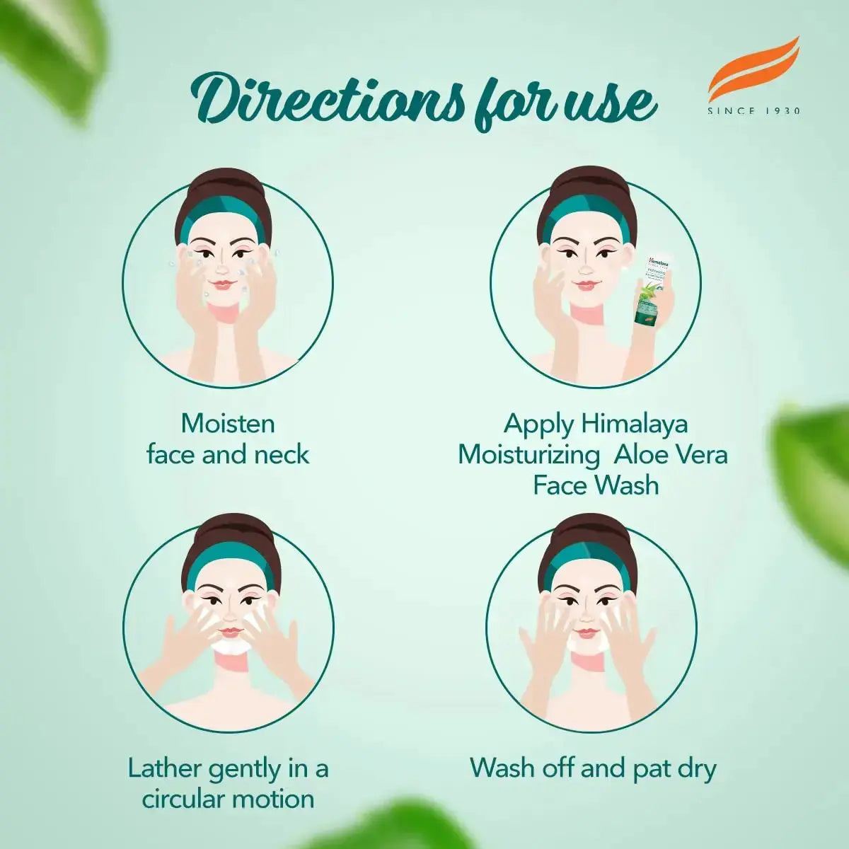 Himalaya Aloe Vera Face Wash 50ml | Herbal Moisturizing Cleanser with Cucumber & Vitamin E | Soap-Free Hydrating Skincare - USA Wholesale Trade