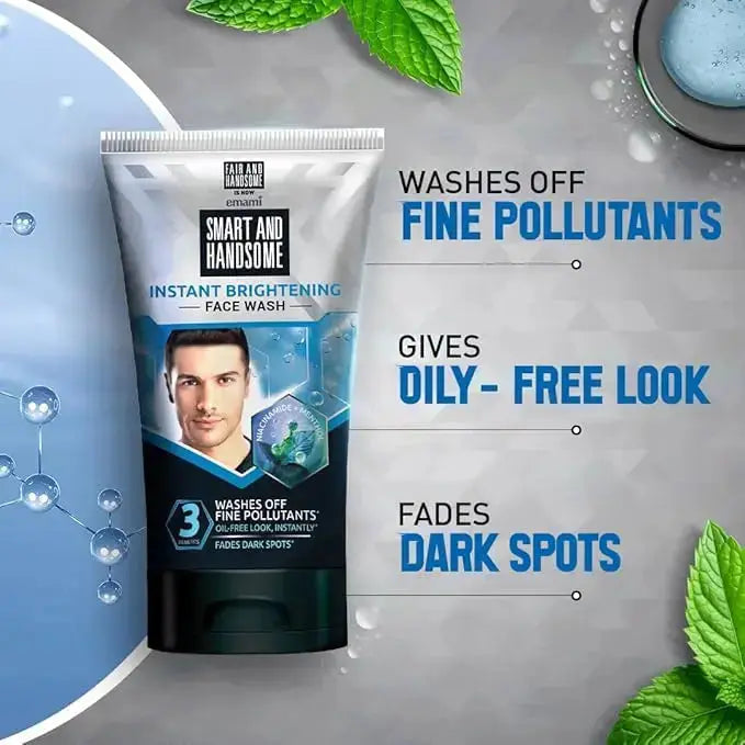 Fair & Handsome Instant Radiance Face Wash 150g – Pro-Peptide Formula for Brightening & Pollution Defense - USA Wholesale Trade