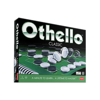 Funskool Othello Classic Strategy Board Game | 2-Player Educational Family Game for Ages 7+