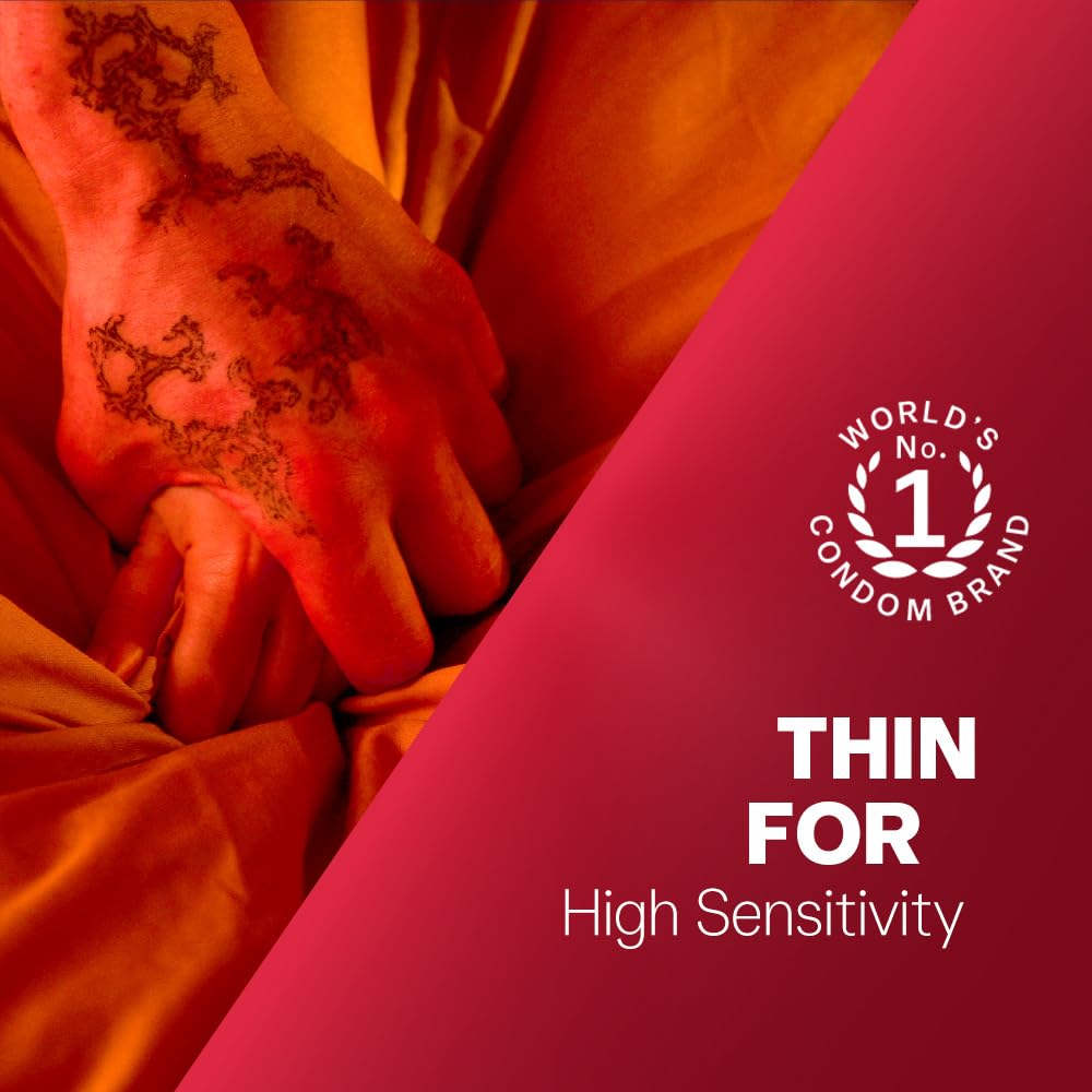 Durex Condoms, Extra Thin - 10 Count | Pack of 1