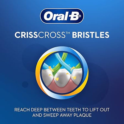 Oral-B CrissCross Bacteria Blast Soft Toothbrush – Deep Clean | Buy 2 Get 1 Free | Dentist Recommended