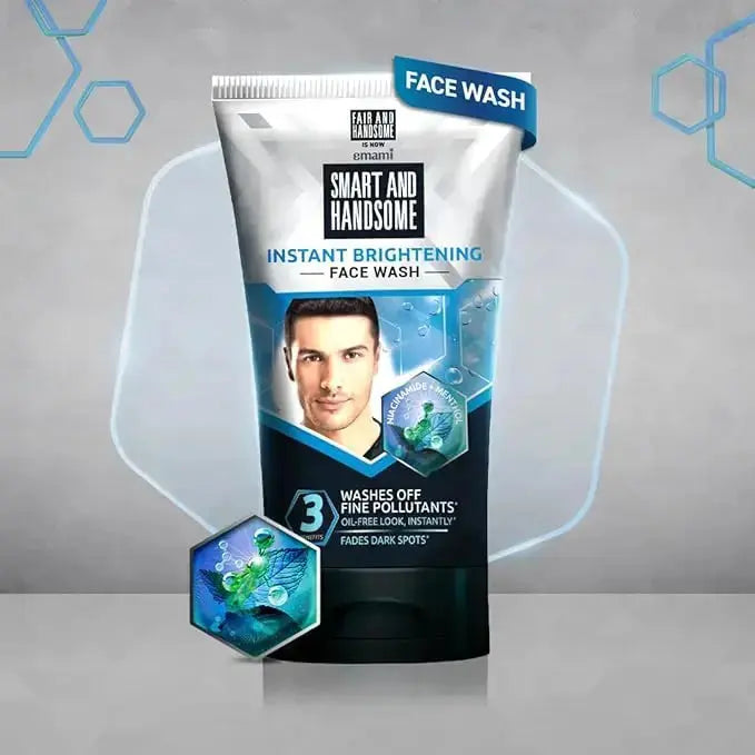 Fair & Handsome Instant Radiance Face Wash 150g – Pro-Peptide Formula for Brightening & Pollution Defense - USA Wholesale Trade