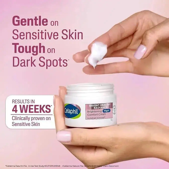 Cetaphil Bright Healthy Radiance Night Comfort Cream 50g – Hydrating Brightening Night Cream for Glowing Skin USA Wholesale Trade