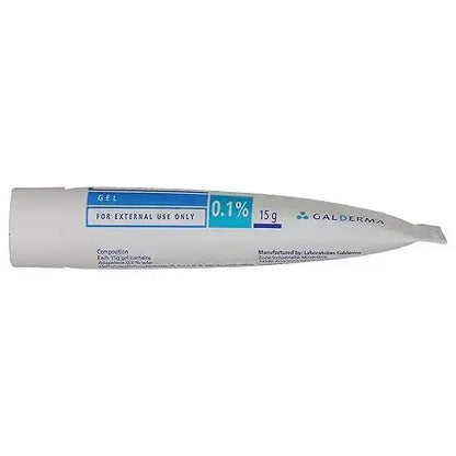 Adaferin Adapalene Gel 0.1% – 15g (Pack of 2) | Retinoid Acne Treatment for Face, Blackheads & Clogged Pores USA Wholesale Trade