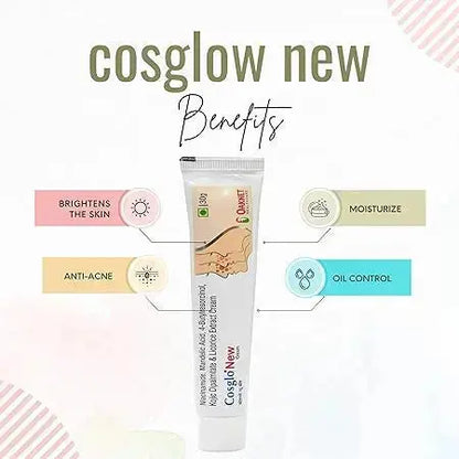 Cosglo New Cream 30gm | Skin Brightening & Pigmentation Reduction Cream for Face | Dermatologist-Recommended - USA Wholesale Trade