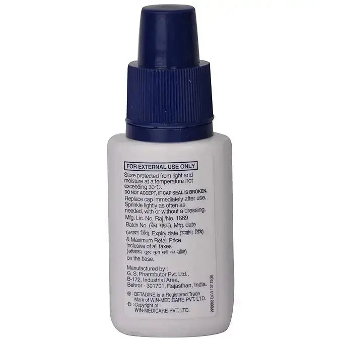 Betadine Antiseptic Powder 10g – Pack of 2 | Povidone Iodine 2.5% | Wound Healing & Infection Protection USA Wholesale Trade