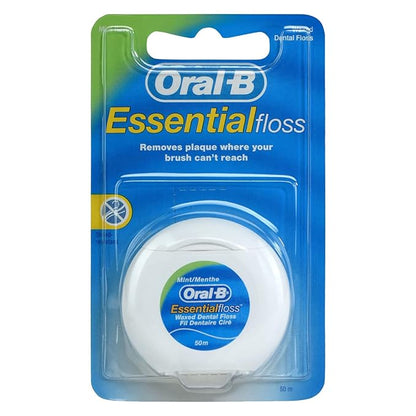 Oral-B Essential floss packaging on a white background