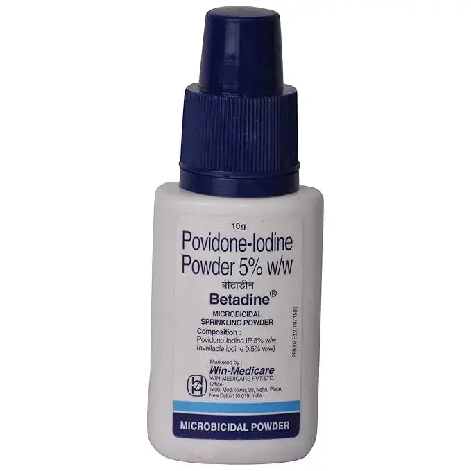 Betadine Antiseptic Powder 10g – Pack of 2 | Povidone Iodine 2.5% | Wound Healing & Infection Protection USA Wholesale Trade