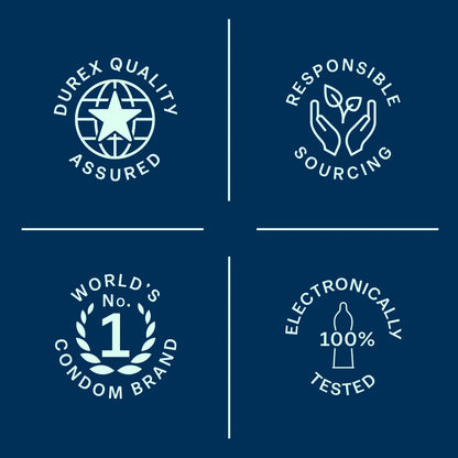 Durex Invisible Condoms | Ultra Thin Condom,10s | Valentine's Special