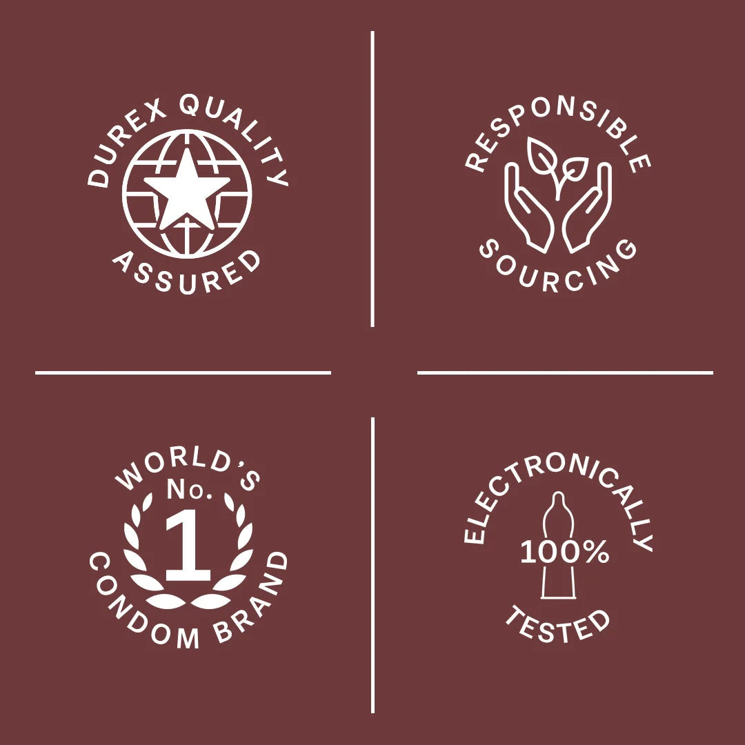 Durex Extra Thin Intense Chocolate Flavoured - 12 Condoms | Pack of 1