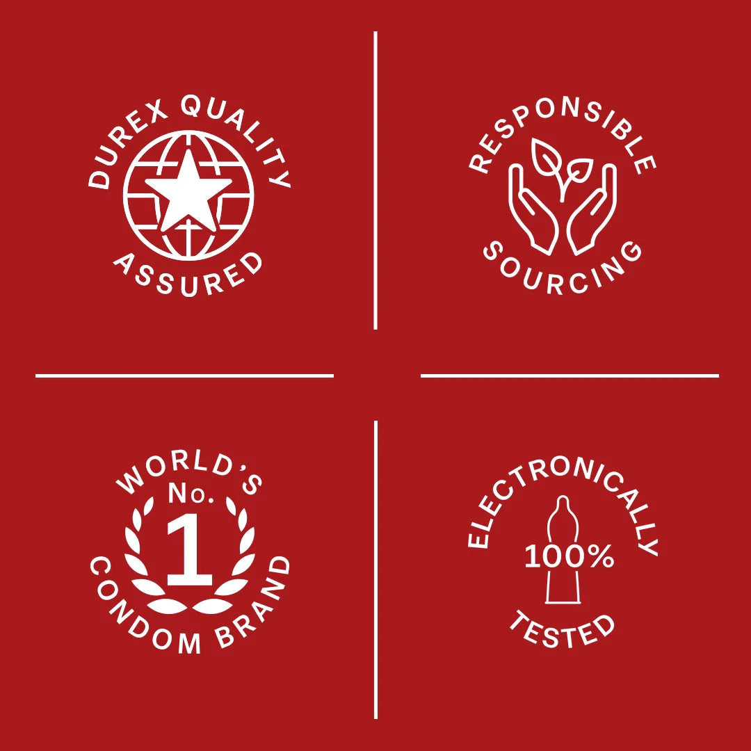 Durex Extra Thin Wild Strawberry Flavoured - 12 Condoms | Pack of 1