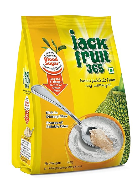Jackfruit365 Green Jackfruit Flour-Helps Control Sugar- 400g | Pack of 1
