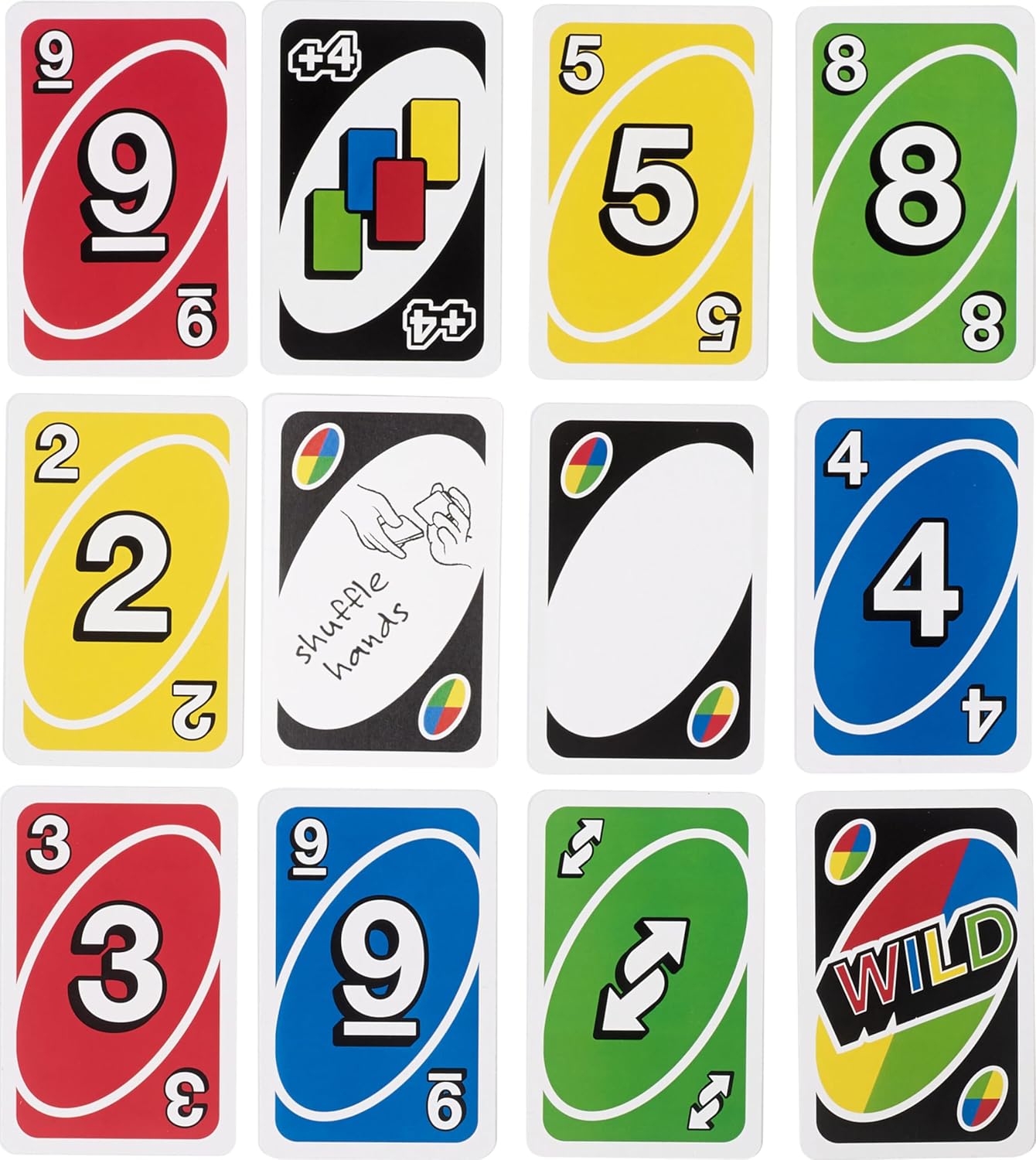 UNO Playing Card Game by Mattel, 112 Cards, Multicolor (Age 7+) Free Ship