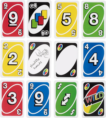 UNO Playing Card Game by Mattel, 112 Cards, Multicolor (Age 7+) Free Ship