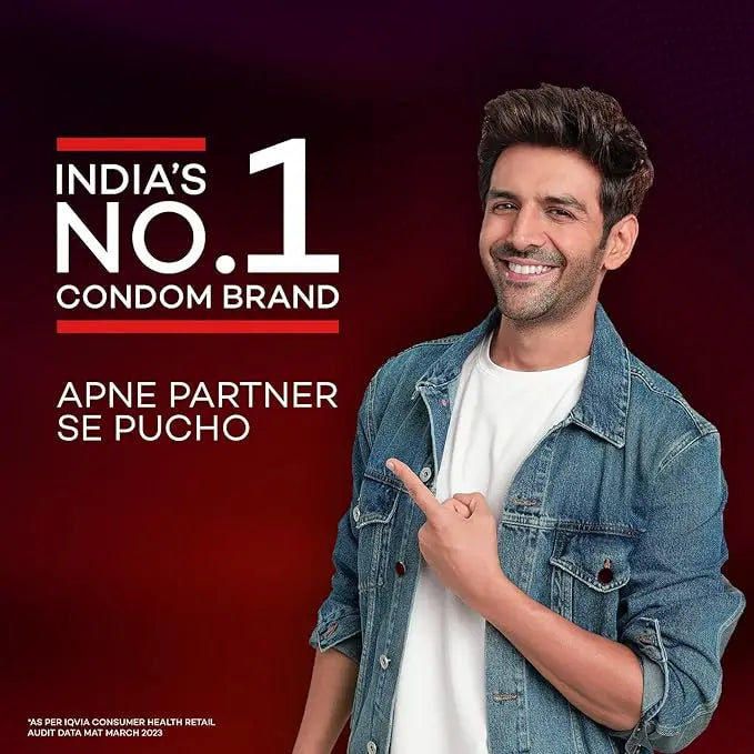 Manforce Condoms - Strawberry & Vanilla Cocktail, 10 Pcs (Set of 5) | Long-Lasting, Dotted & Flavored Latex Condoms for Men