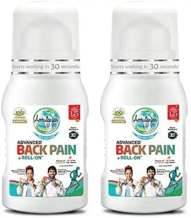 Amrutanjan Back Pain Roll-On – 50ml Each (Pack of 2) | Fast Relief from Back, Muscle & Joint Pain USA Wholesale Trade