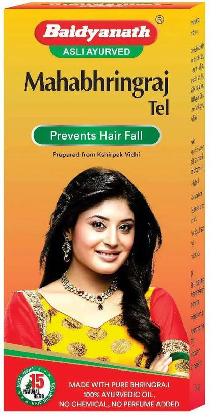 Baidyanath Mahabringraj Oil 100 ml – Herbal Hair Oil for Hair Growth & Strengthening USA Wholesale Trade