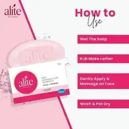 Alite Fight Body Acne Soap 75g (Pack of 4) – Instant Microbial Action for Clear, Smooth Skin USA Wholesale Trade