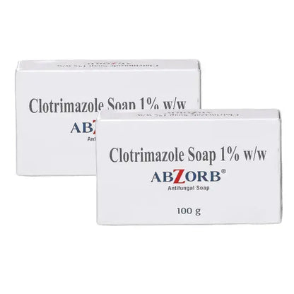 Abzorb Antifungal Soap Bar 100gm (Pack of 2) – Clotrimazole Soap for Ringworm, Jock Itch & Athlete’s Foot USA Wholesale Trade